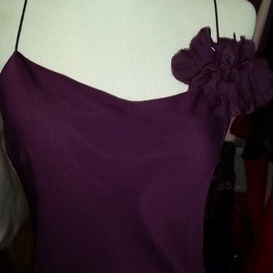 Beautiful spaghetti strap maxi dress.  The 2nd photo color is not accurate.